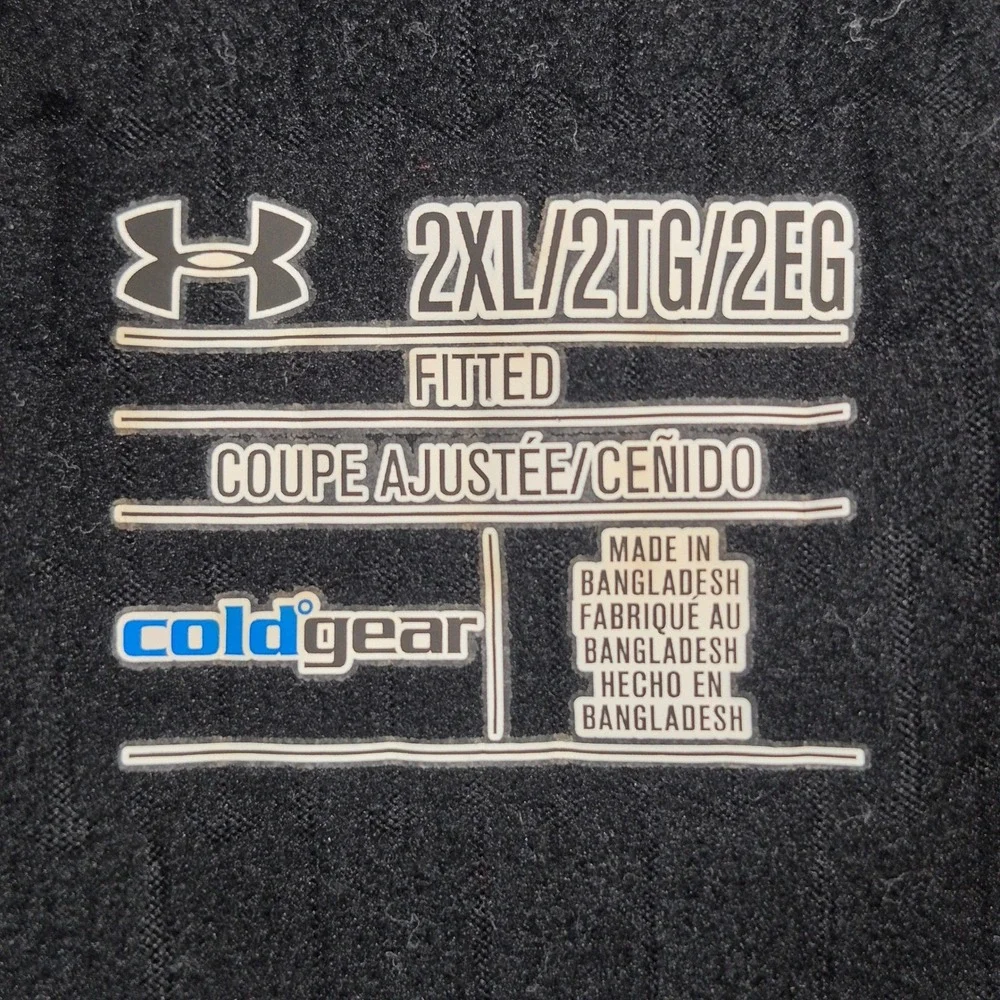 Under Armour ColdGear Base 4.0 Leggings Mens 2XL Black Thermal Pants